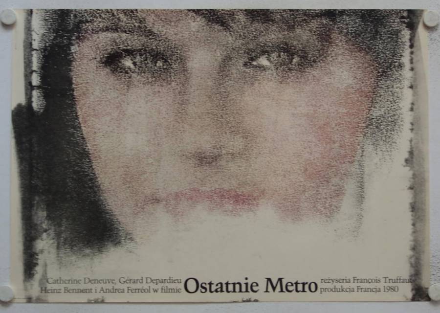 Le derniere metro - The last Metro original release polish movie poster